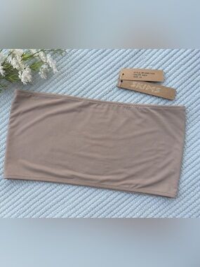 SKIMS Seamless Bandeau Tube Top 2X | Mica Neutral Shapewear